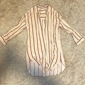 Zara button down dress, like new
